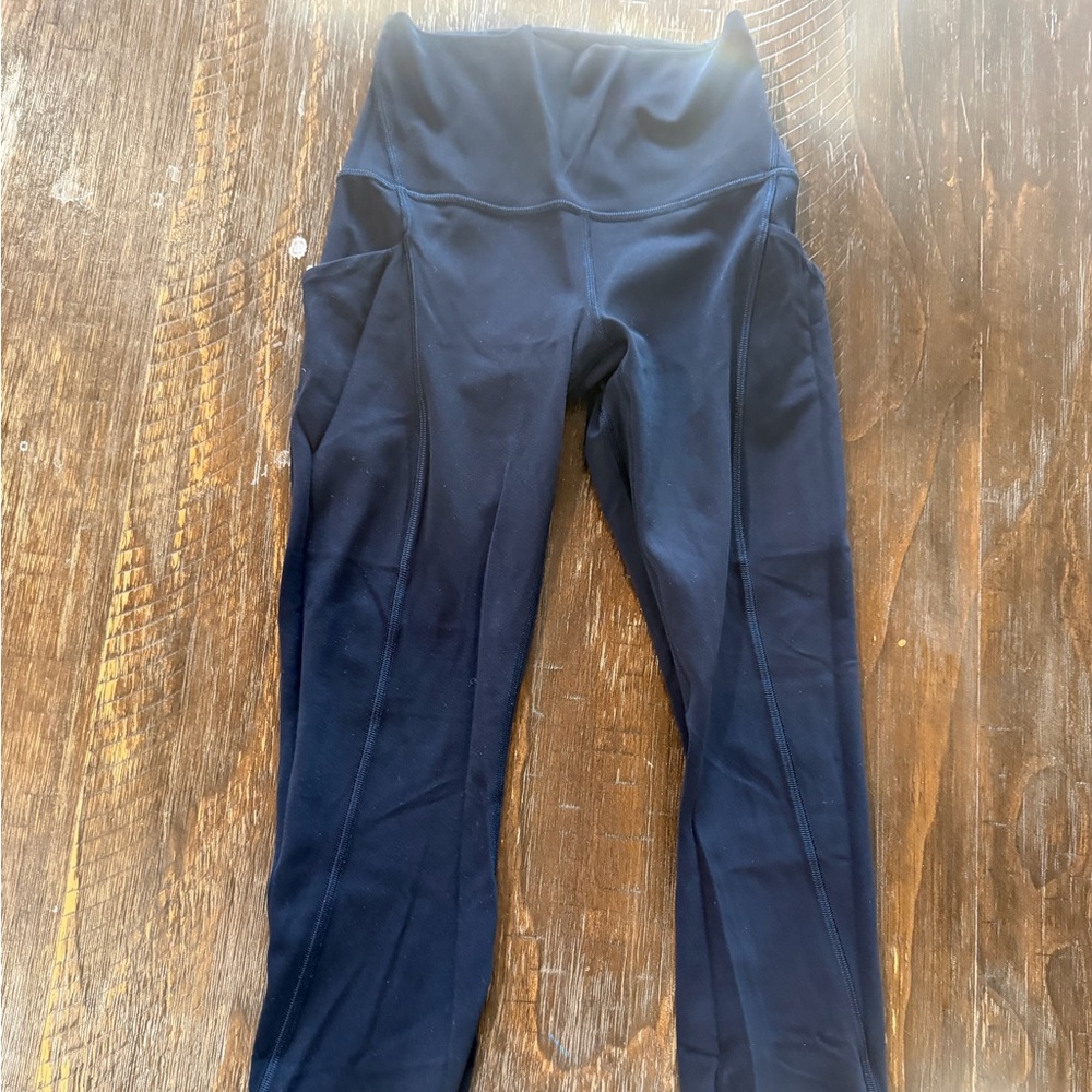 lululemon athletica Navy High-Rise Pocket Leggings